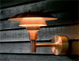Outdoor wall lighting